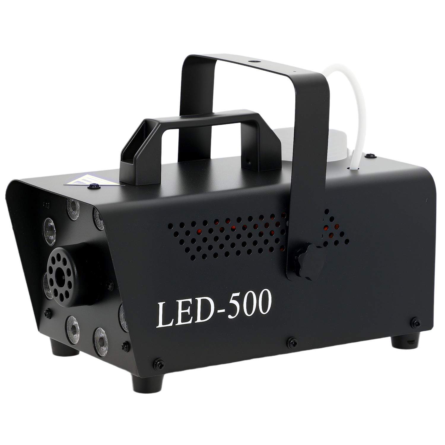 Tågemaskine 450W røgmaskine med 13 farvede LED-lys og RGB-effekt, tågemaskine med 2 lednings- og radiofjernbetjeninger til bryll