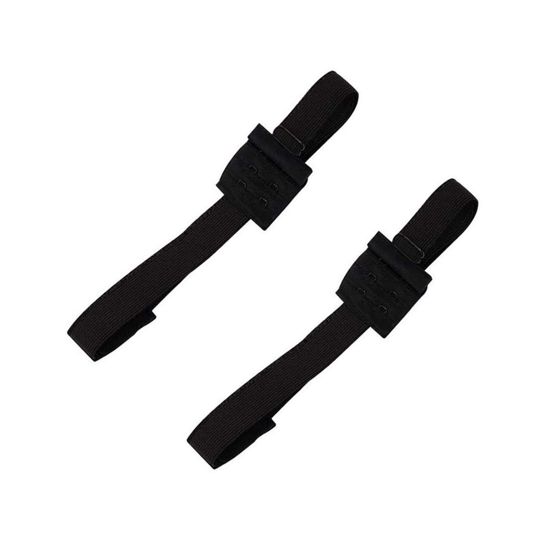 2x Low Back BH Förlängningsband - Svart | Mode & Accessoarer - Kläder - Underkläder | Pryloteket