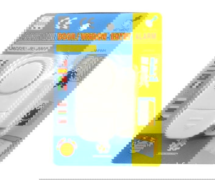 Kompakt og letmonteret vindue- & døralarm med 90 dB