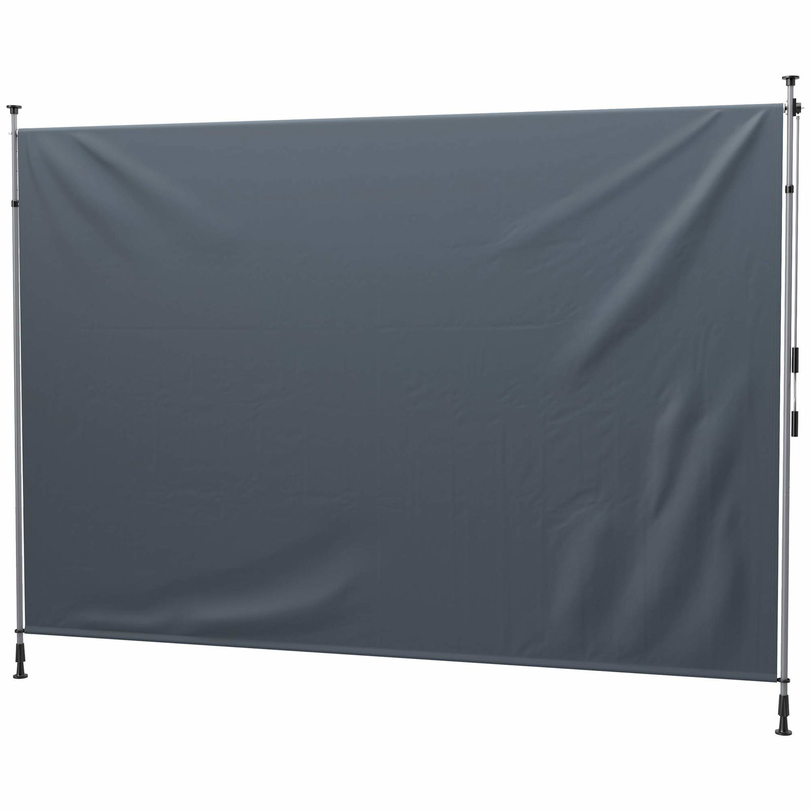 Spännmarkis med handvev, höj- och sänkbar, fällbar markis, borrfri, solskydd, UV-beständig, inklusive väggfäste, solmarkis, 350 | Hem & Hobby - Hem & Hushåll - Balkong | Pryloteket