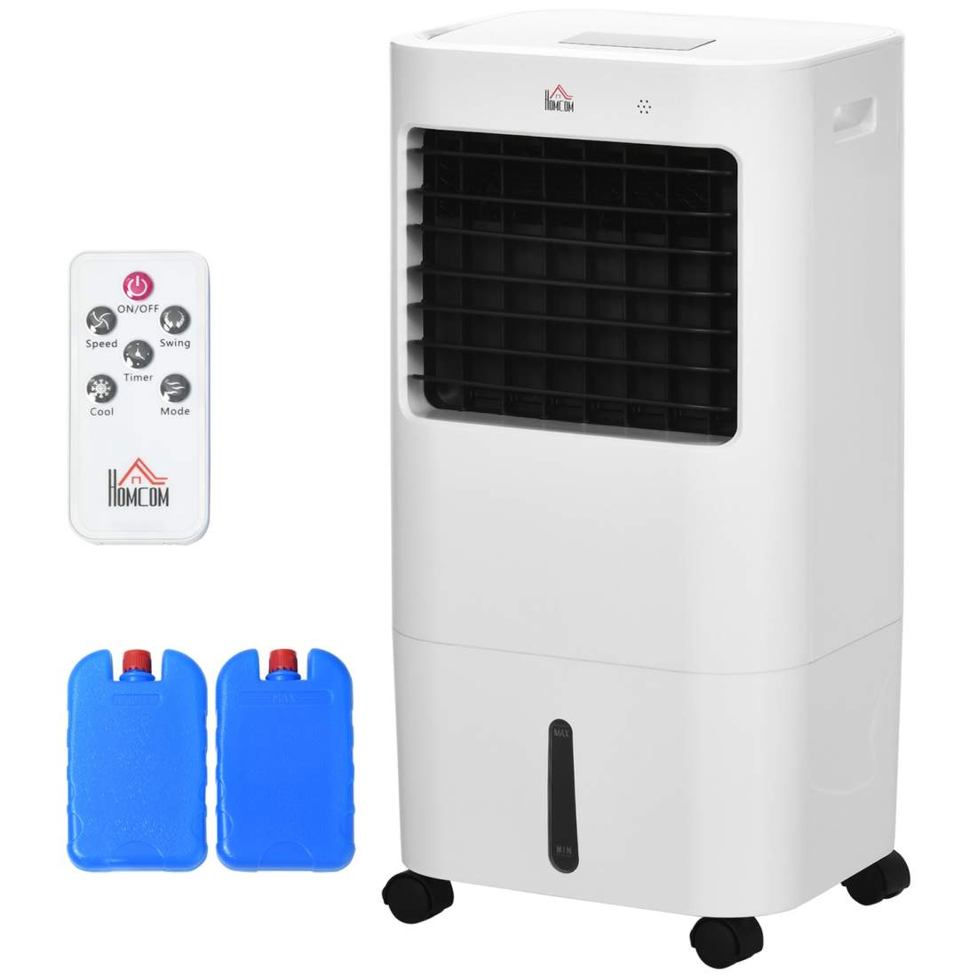 3 i 1 mobil luftkonditionering med luftfuktning vattenkylning 15L 60° oscillerande luftkonditionering 65W luftkylare med 8h time | Hem & Hobby - Hem & Hushåll - Inomhusklimat - Luftfuktare | Pryloteket