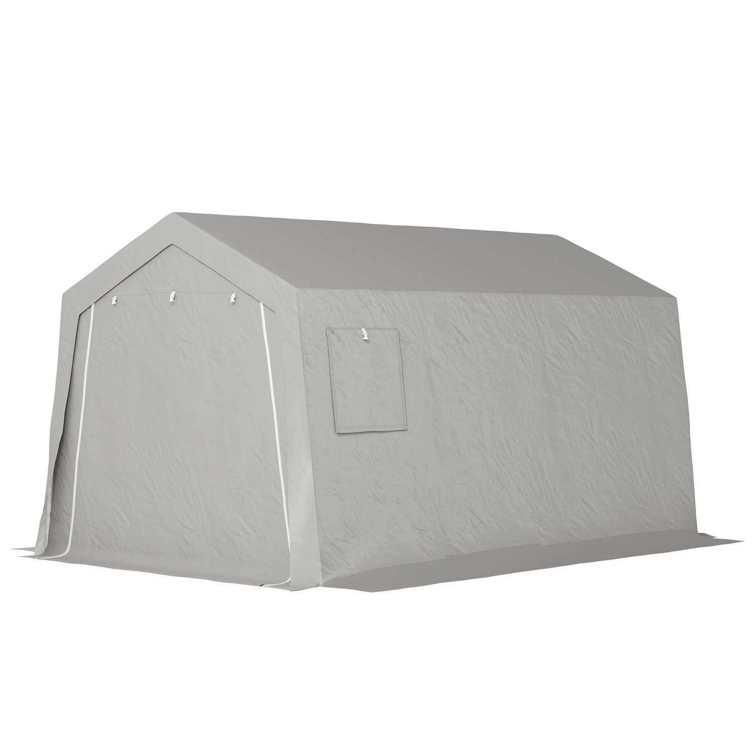 Værktøjsskur med sadeltag, vandtæt redskabstelt med døre, vinduer, anti-støv cykelovertræk, folieredskabsskur, cykelgarage til t