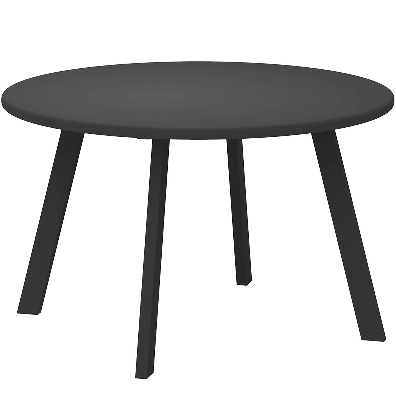Sidebord, altanbord af metal, rundt sofabord, vejrbestandigt, havebord, nemt at rengøre, sofabord, udendørsbord til altan, have,