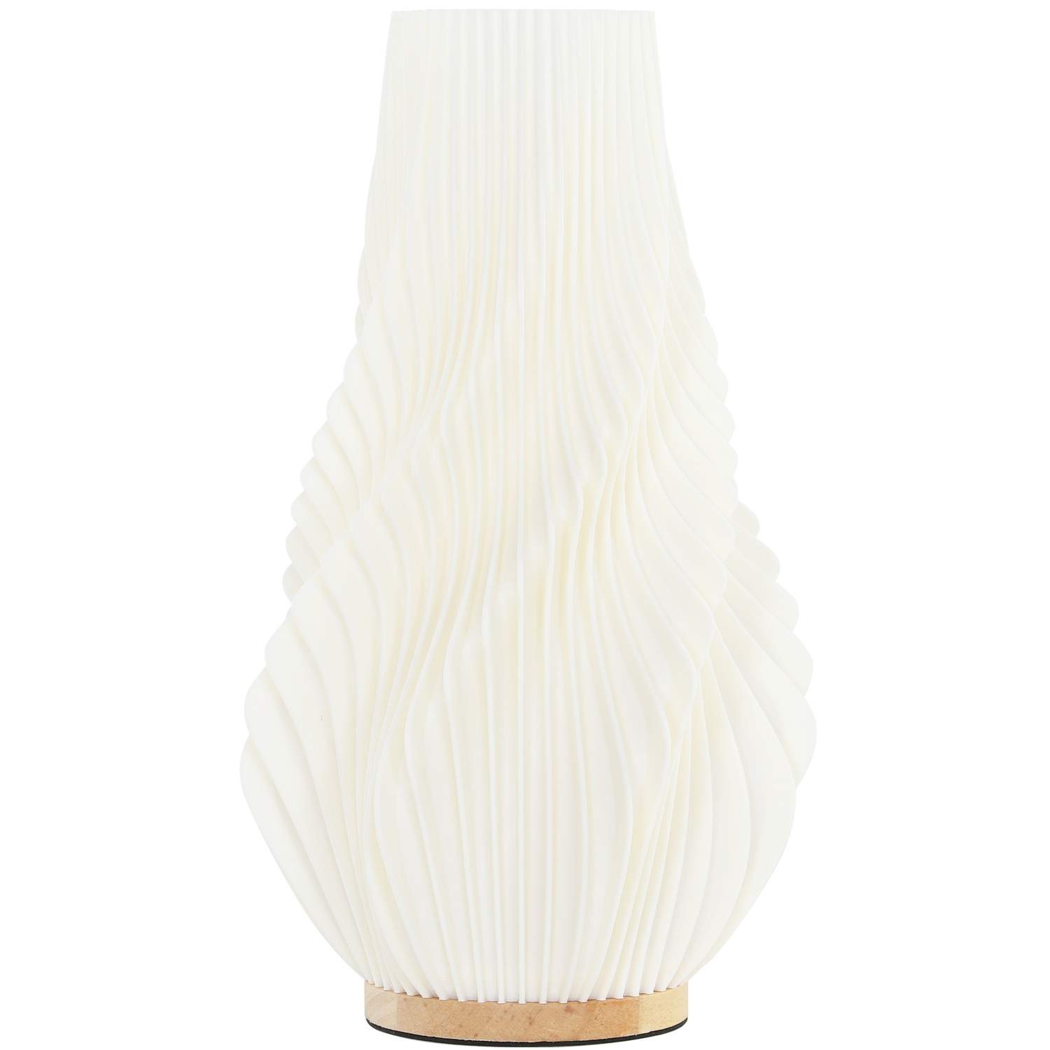 Bordlampe, Smart LED-bordlampe med 3D-print, blomsterlignende lampeskærm, app/stemmestyring, musiksynkronisering, dæmpbar sengel