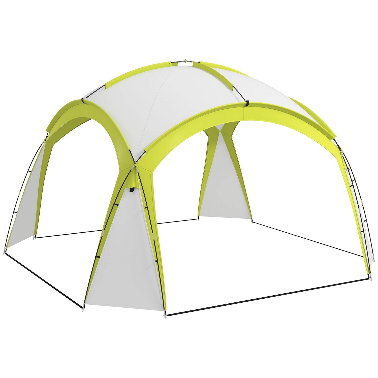 Event Shelter 3,5 x 3,5 m havepavillon med krogdør Vandafvisende vintertæt havepavillon festtelt Solafskærmning til camping, hav