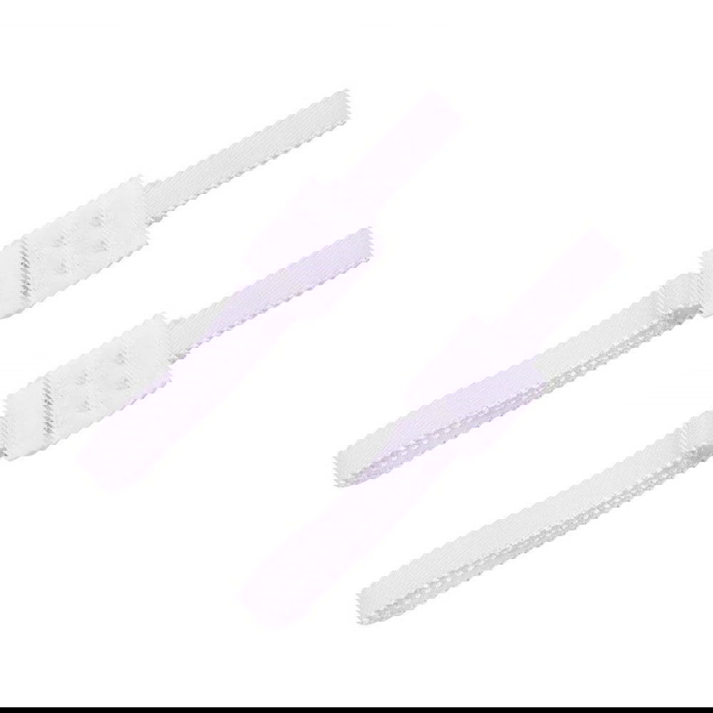 2x Low Back BH Forlængerbånd - Hvidt