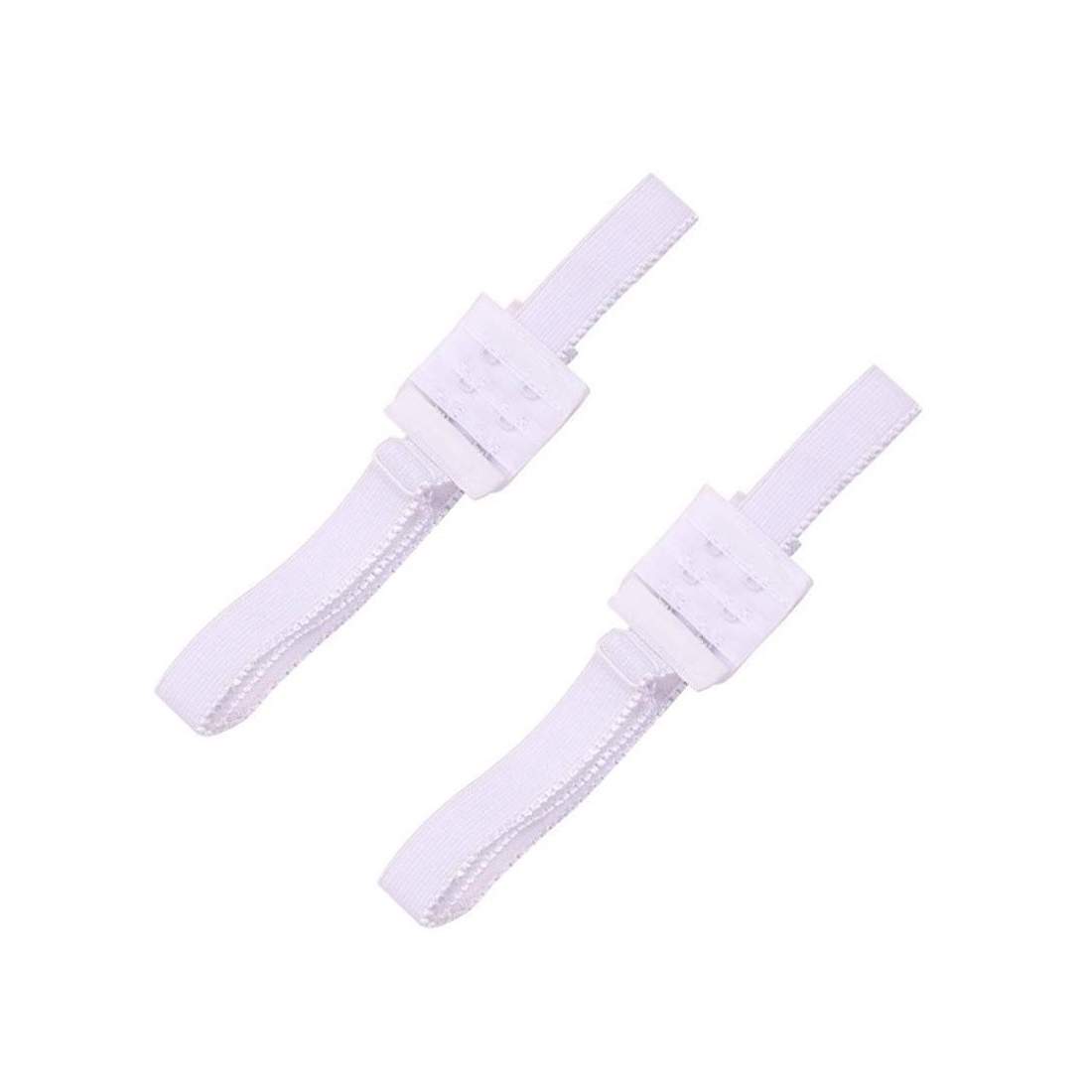 2x Low Back BH Förlängningsband - Vit | Mode & Accessoarer - Kläder - Underkläder | Pryloteket