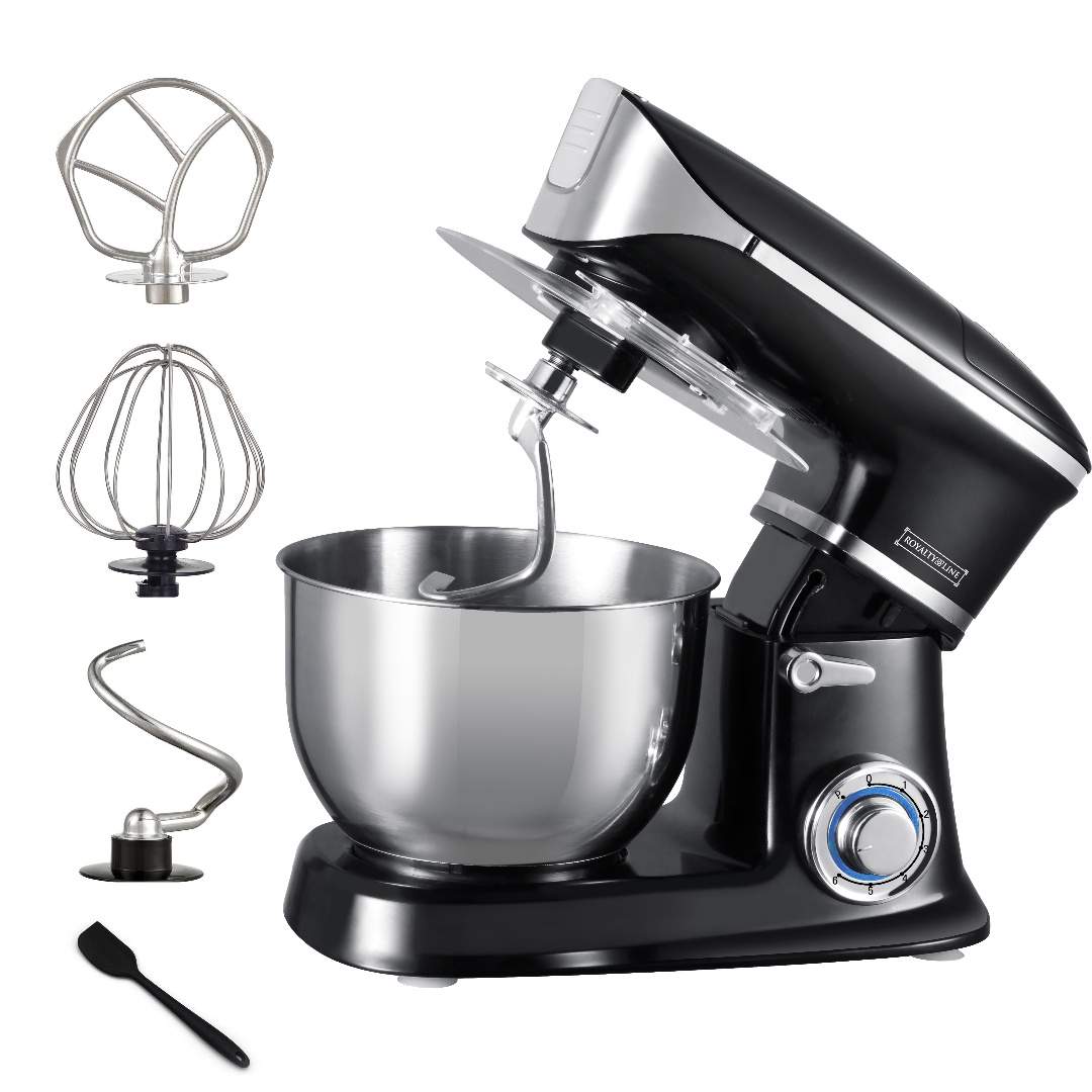 Royalty Line PKM-1900.7: Stand Mixer- 1900W Sort