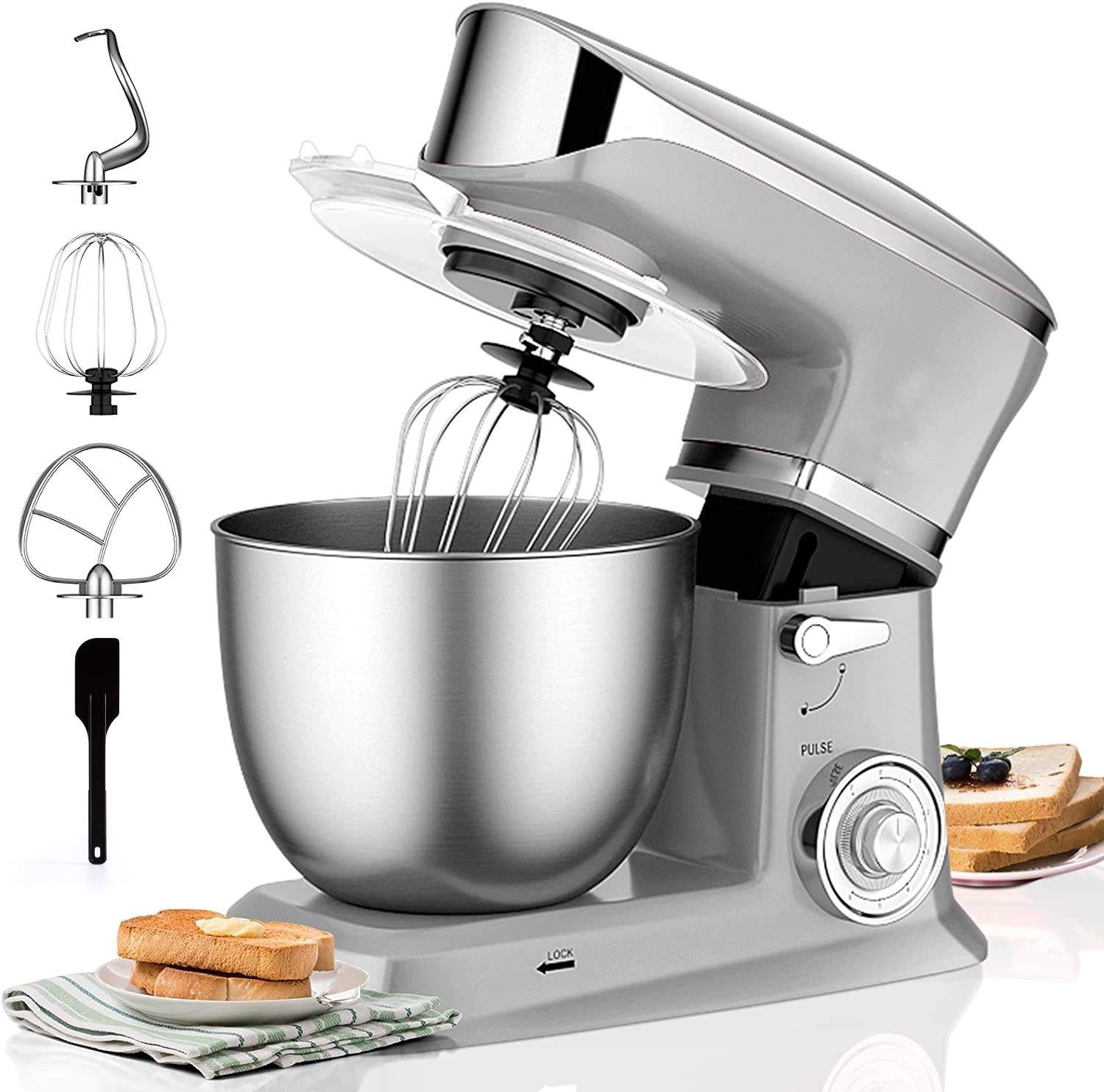 Royalty Line PKM-1900.7: Standmixer- 1900W Sølv