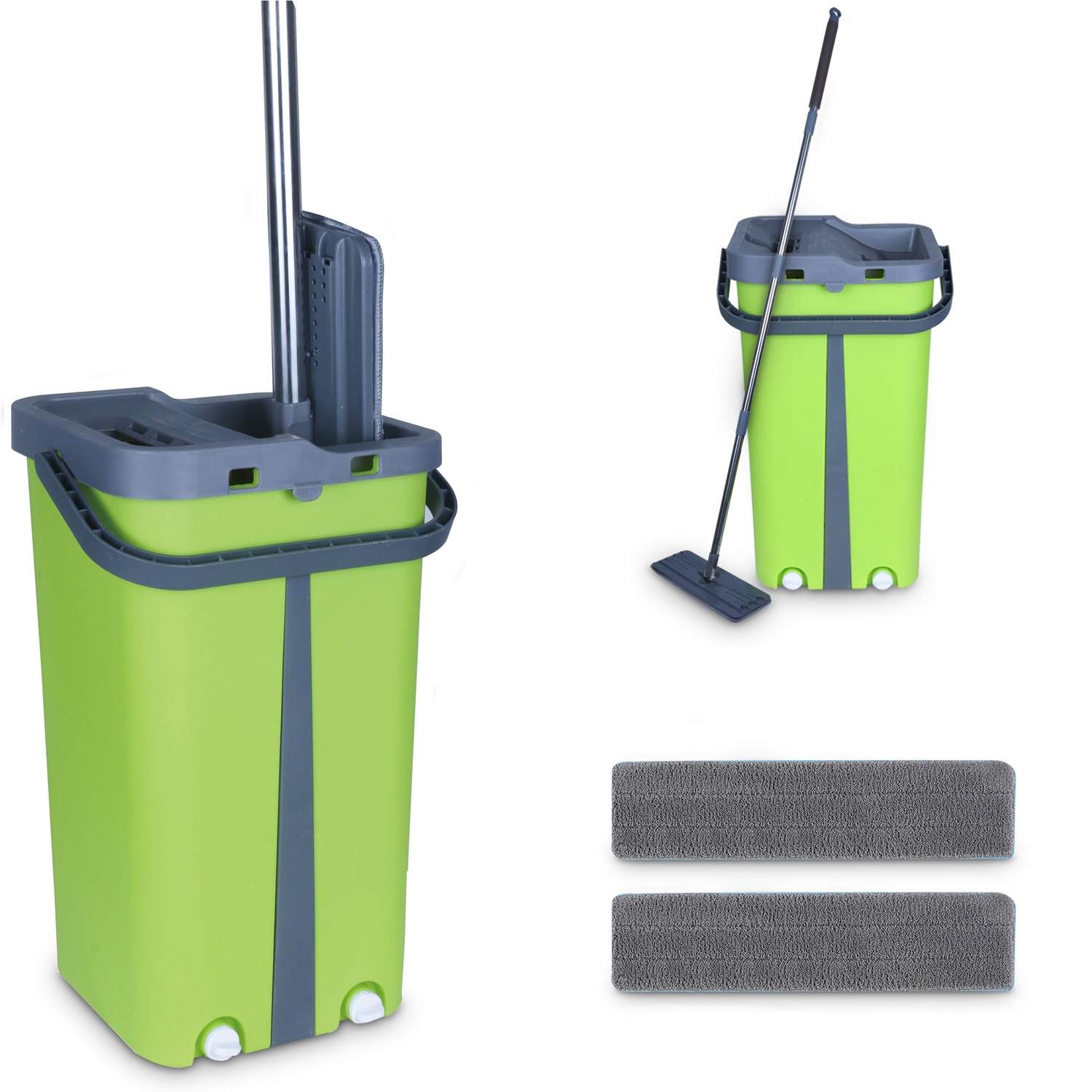 Cenocco CC-9077: Fladmoppe med Bucket Green