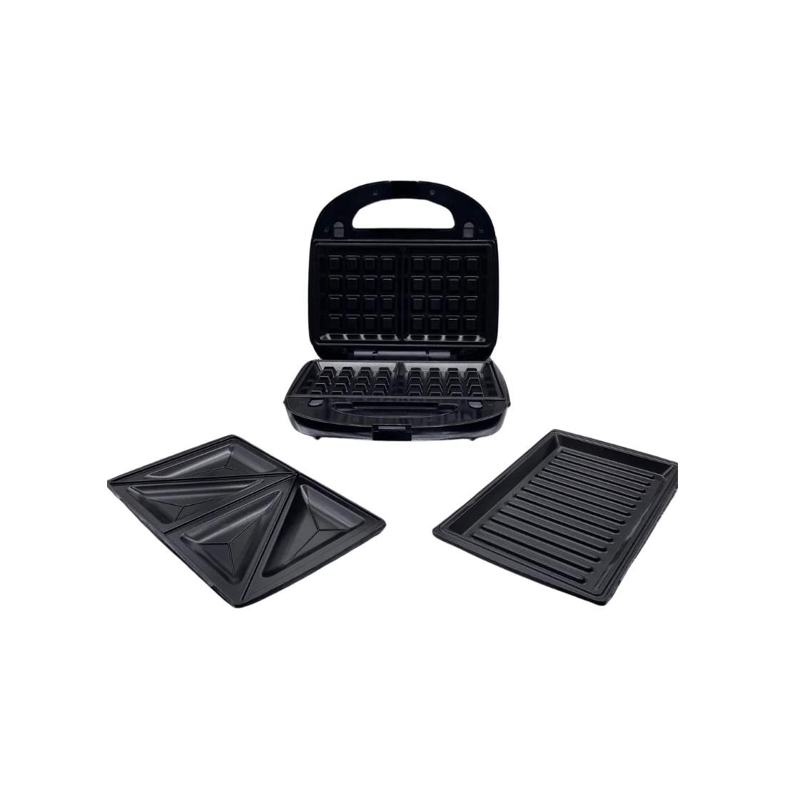 Eisenbach HW-1880: 3-i-1 smörgåspress, våfflor, grillmaskin - 1000W | Hem & Hobby - Hem & Hushåll - Hushållsapparater - Kokplattor | Pryloteket