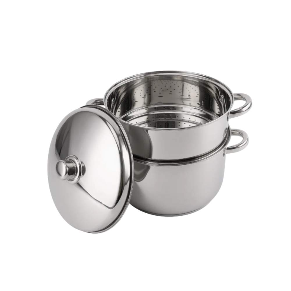 Royalty Line RL-C6L: Rustfrit stål gryde, dampkoger og couscous gryde - 6L