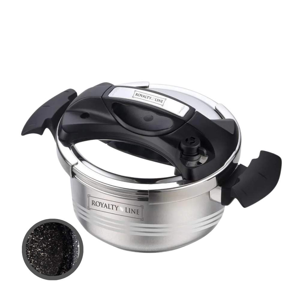 Royalty Line RL-24PS6LM: 24cm marmorbelagt trykkoger - 6L