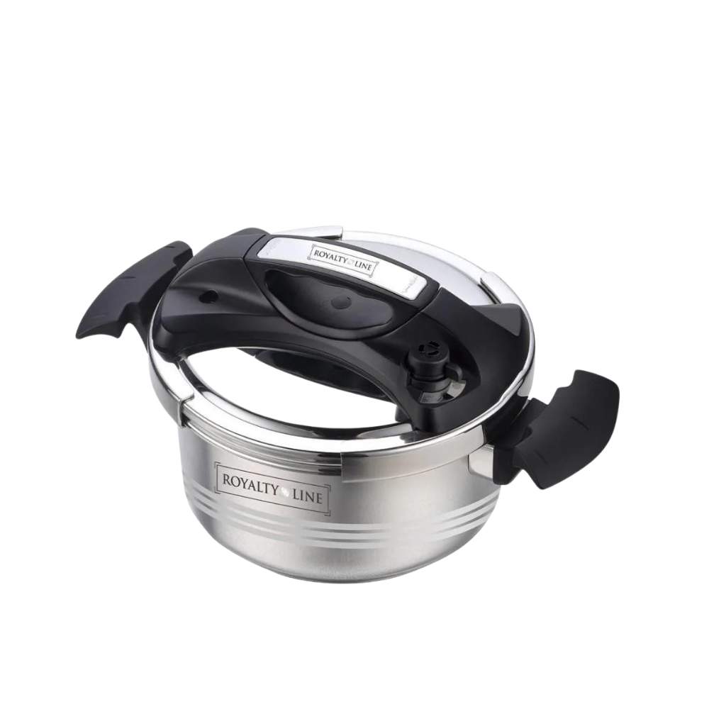 Royalty Line RL-24PS4L: 24 cm trykkoger i rustfrit stål - 4L