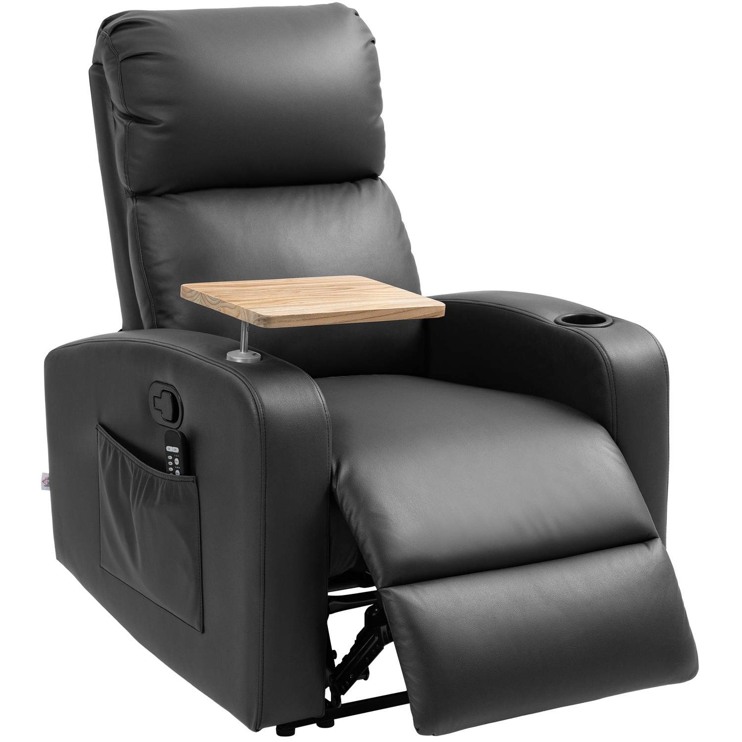 Afslapningsstol med massagefunktion, TV-stol med liggefunktion, drejebord, massagestol, hvilestol med fjernbetjening, fjeder, si
