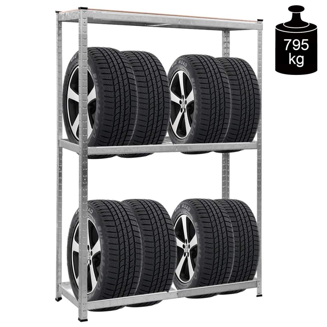 Däckställ, däckställ, verkstadsställ, kraftigt ställ, förvaringsställ, plug-in ställ | Elektronik - Biltillbehör | Pryloteket