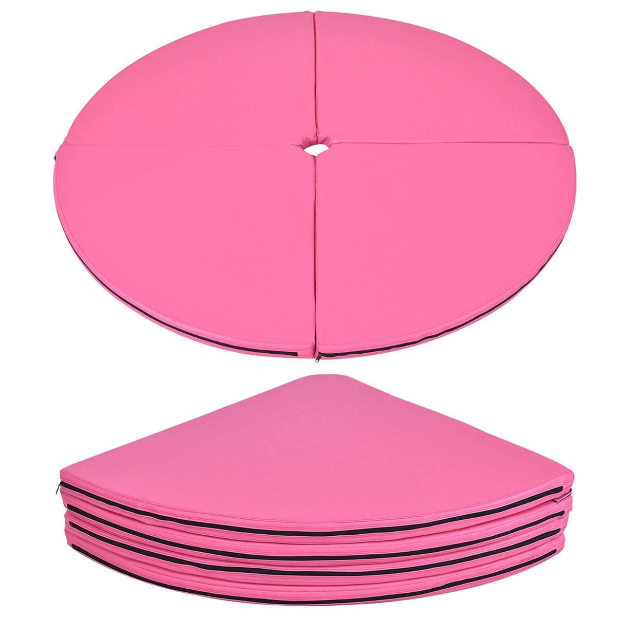 Pole dance beskyttelsesmåtte, pole dance måtte, faldmåtte, crash måtte, pink