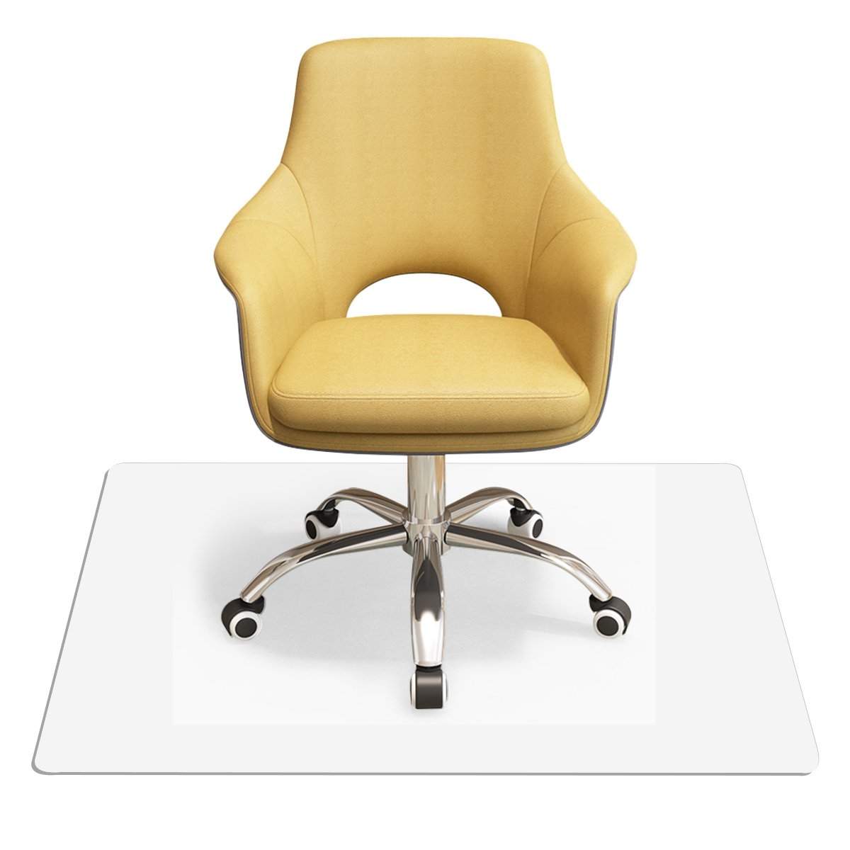 Gulvbeskyttelsesmåtte gulvbeskyttelse kontorstolunderlag beskyttelsesmåtte PVC 2 (120x150cm)