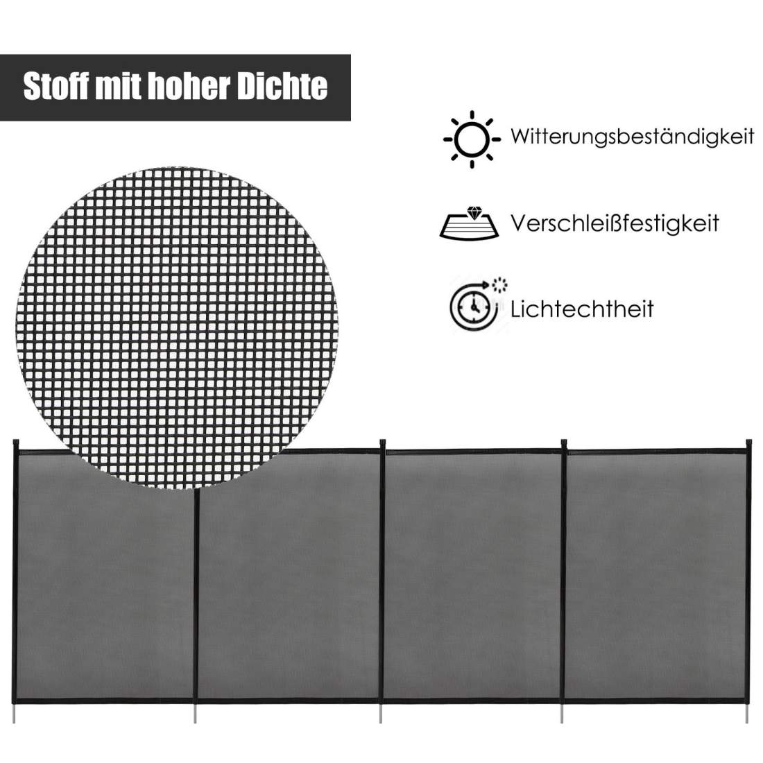 Poolstaket, barnskyddsstaket, skyddsstaket, poolskyddsstaket, dammstaket 366 x 122 cm | Hem & Hobby - Hem & Hushåll - Bygg | Pryloteket