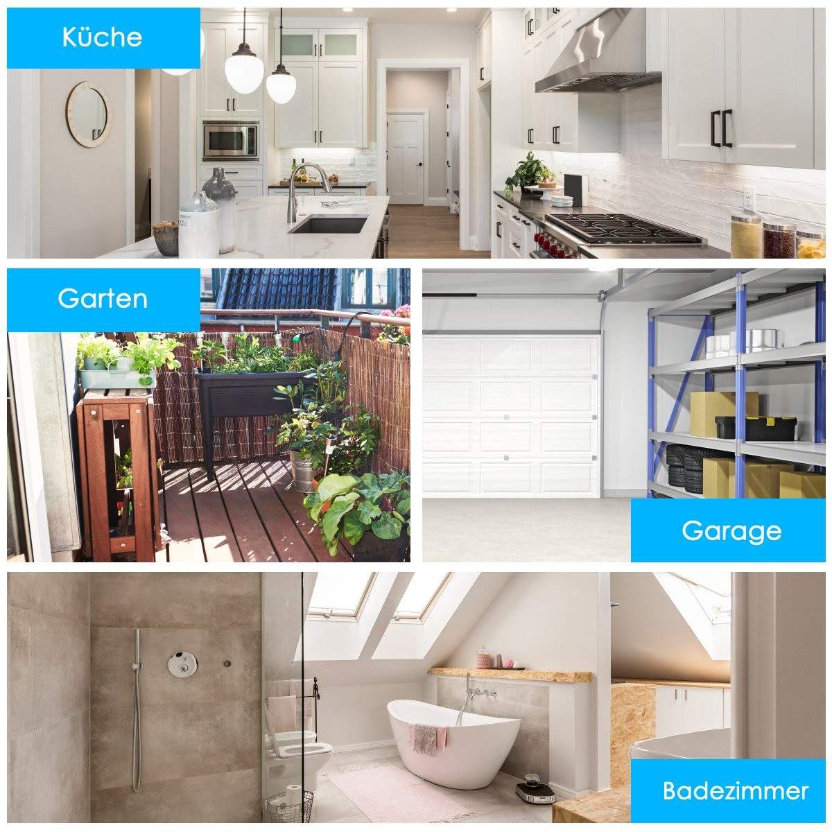 Kvasthållare med 6 vikbara krokar & 5 mopphållare med snabbkoppling, kvasthållare, enhetshållare | Hem & Hobby - Hem & Hushåll - Kök - Köksredskap | Pryloteket