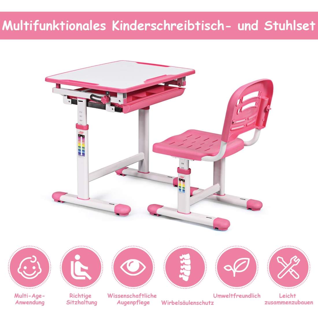 Tippbart barnskrivbord, ungdomsskrivbord, rosa | Mode & Accessoarer - Smycken, Smyckesset & Tillbehör - Ringar | Pryloteket