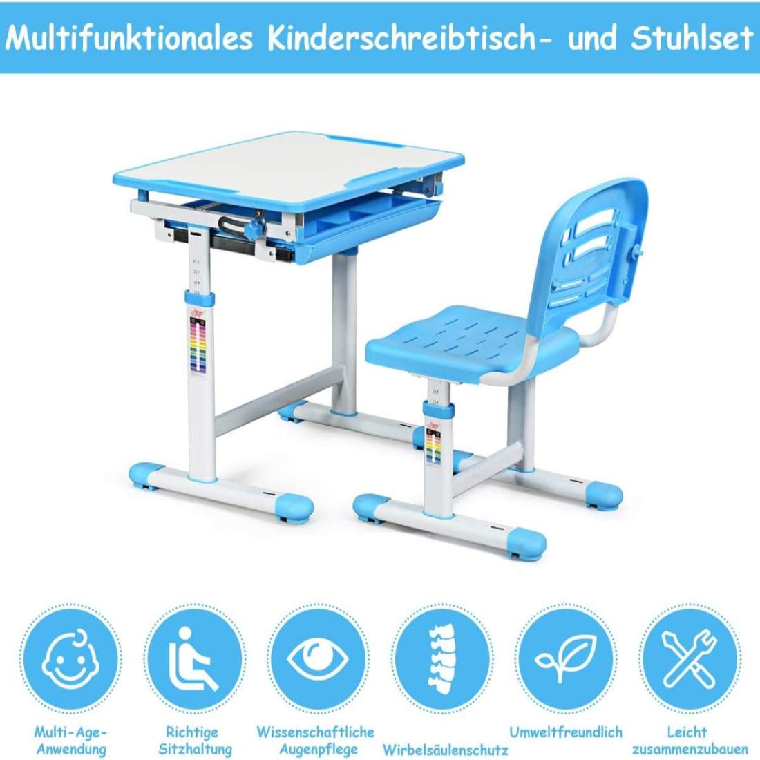 Tippbart barnskrivbord, ungdomsskrivbord, blått | Mode & Accessoarer - Smycken, Smyckesset & Tillbehör - Ringar | Pryloteket