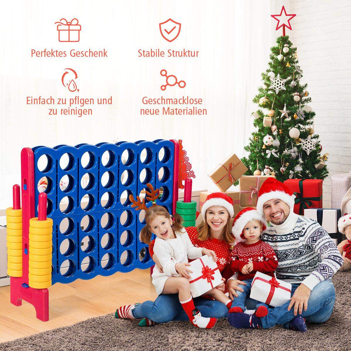 Fyra i rad spel 4 i rad spelplan ställer fyra i rad spel med 42 jumbo ringar blå | Hälsa & Skönhet - Personvård - Vård & Rehabilitering - Hållning | Pryloteket