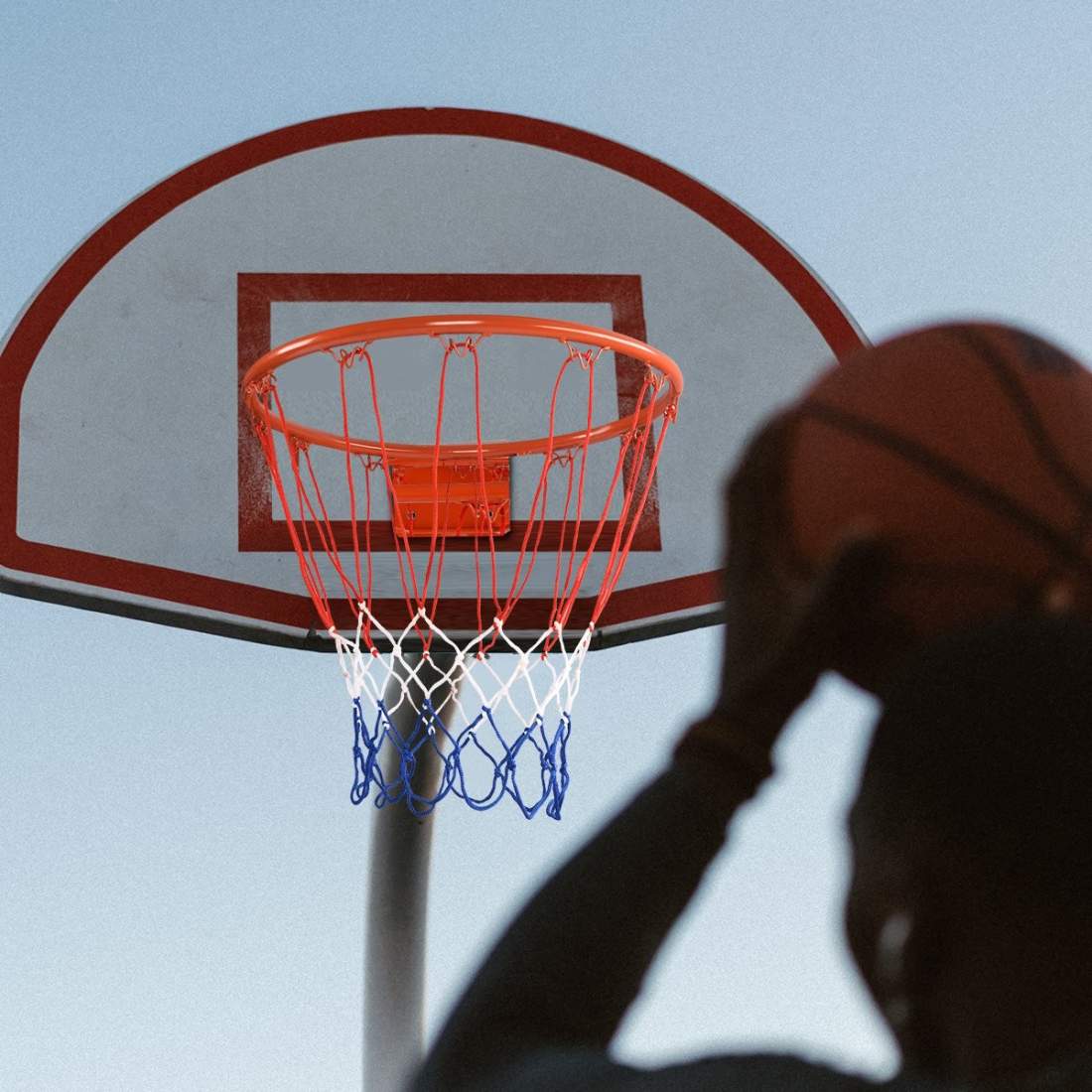 Basketbåge Väggmonterad basketbåge Professionell Dunking Basketbåge för inom- och utomhusbruk Orange-röd | Sport & Fritid - Träning | Pryloteket