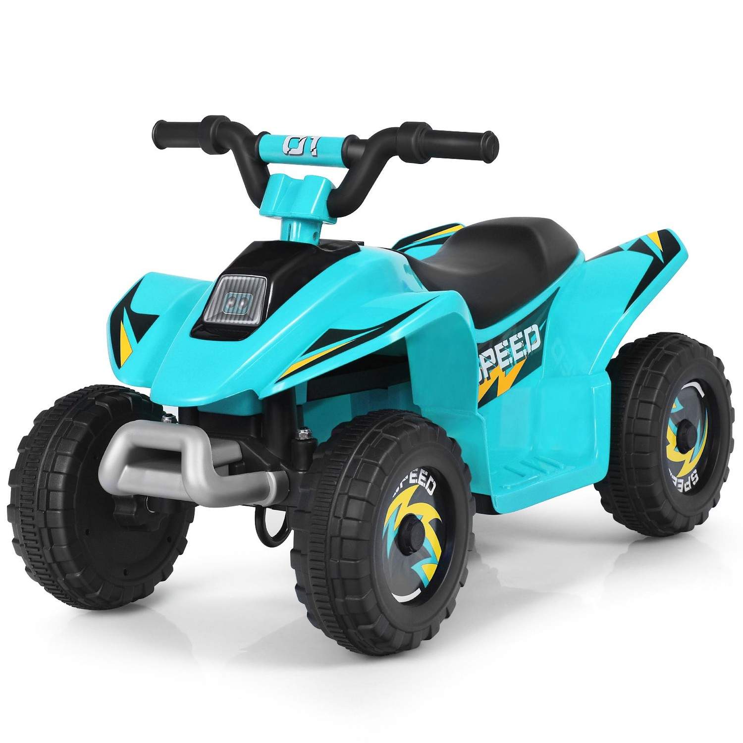 6V børnemotorcykel børnequad elektrisk børnequad 73 x 40 x 44,5 cm blå