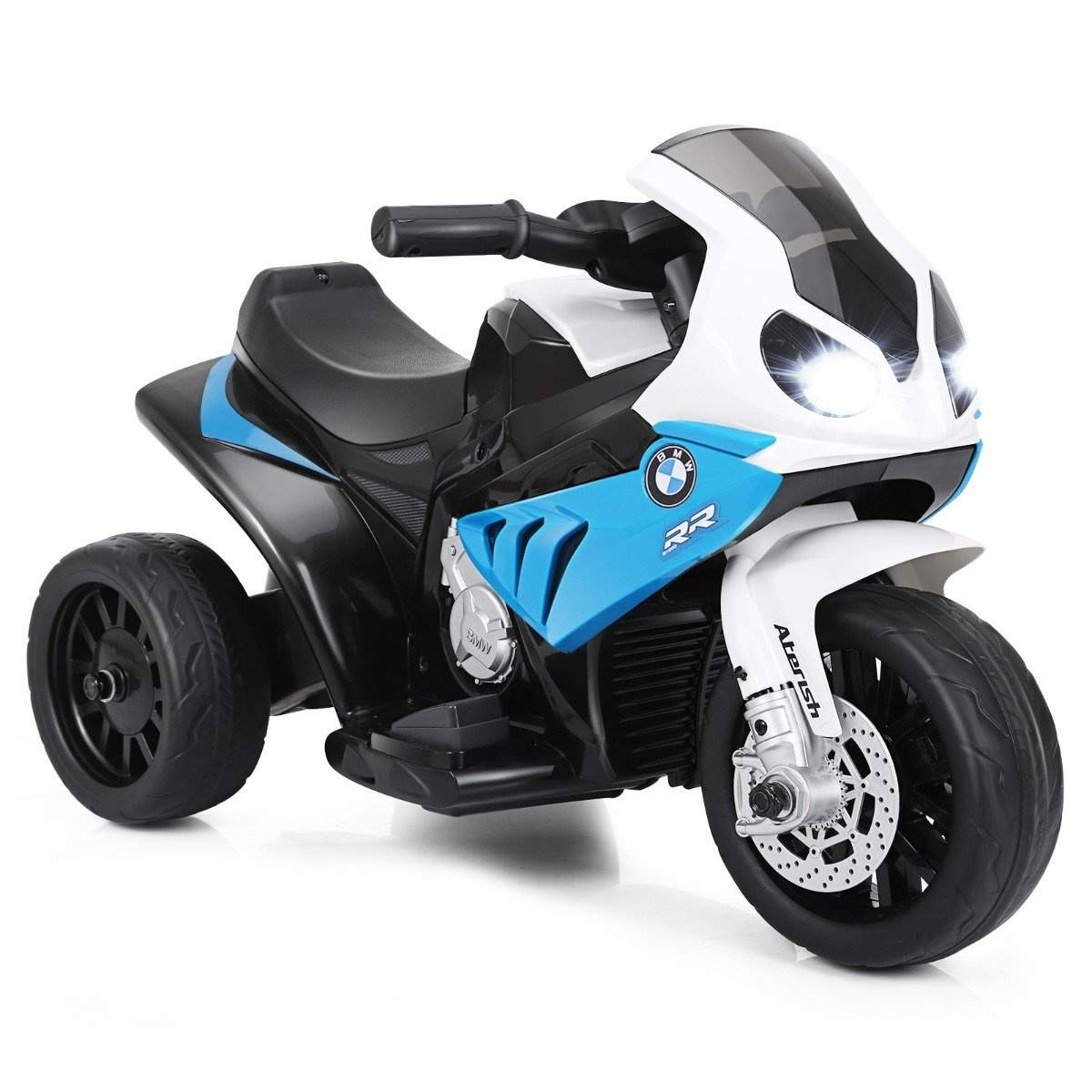 6V elmotorcykel børnemotorcykel elbil til børn 66 x 37 x 44,5 cm blå