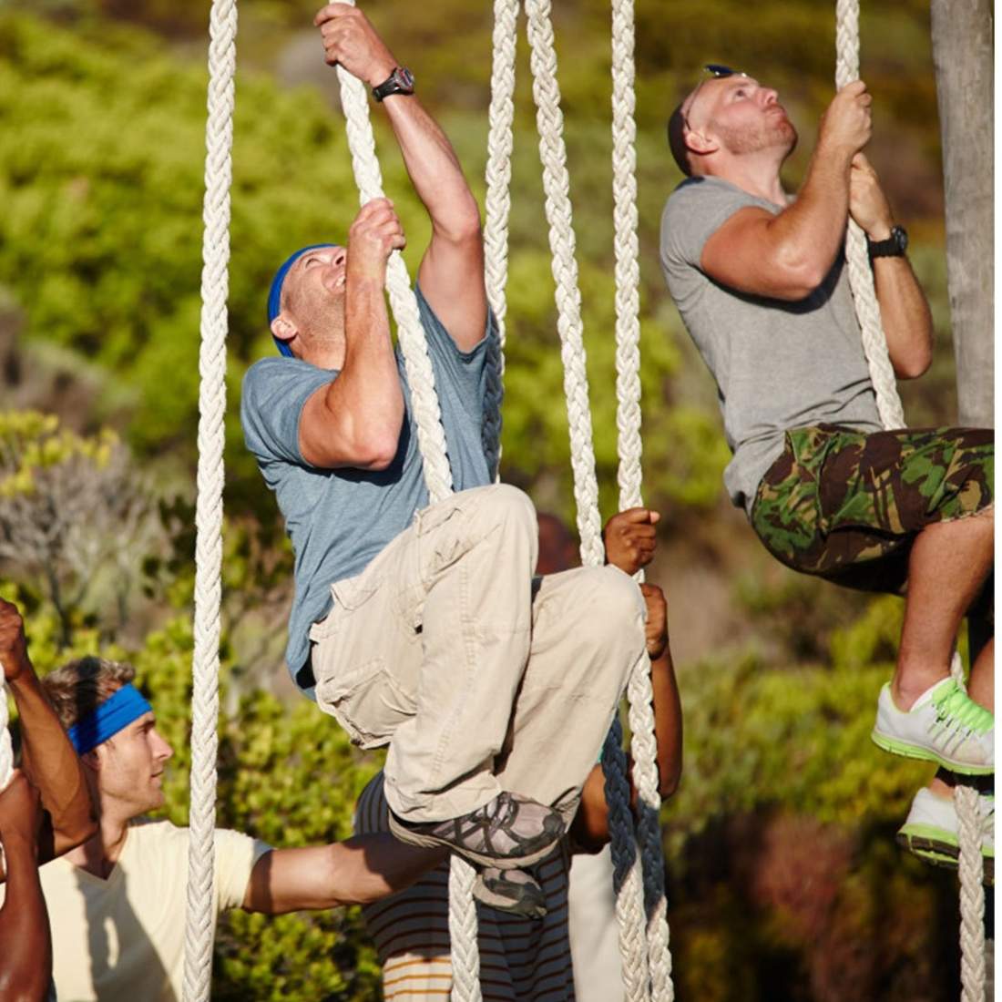 Gymklättrrep träningsrep med gummihandtag sportrep av jute träningsrep gul 3 m/4,5 m/6 m/9 m-4,5 m | Sport & Fritid - Träning - Träningsredskap - Styrketräning | Pryloteket