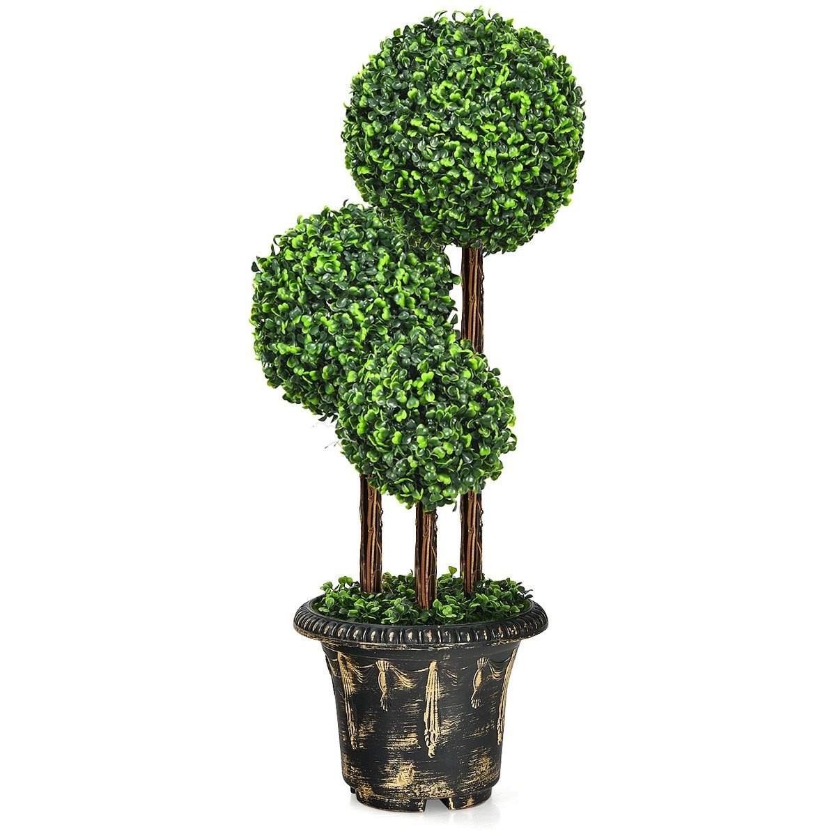 kunstigt træ kunstige grønne planter kunstige plante 30 x 30 x 91 cm grøn