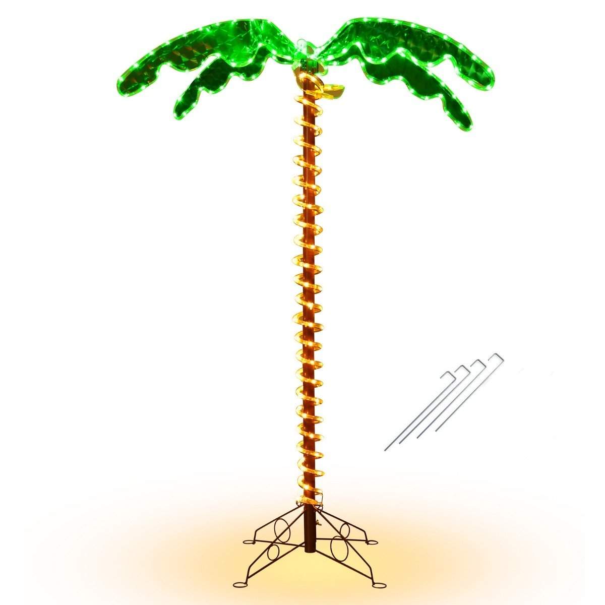 konstgjord upplyst palm med LED-lampor fällbar bas LED-palm 118 x 80 x 154 cm | Elektronik - Tillbehör Mobil & Surfplatta - Mobiltillbehör - Mobilkablar - Tillbehör | Pryloteket