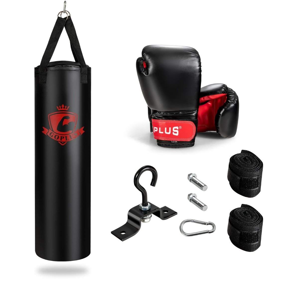 28,5 kg boxningssäck set boxningssäck med 12 oz boxningshandskar & handremmar svarta | Elektronik - Tillbehör Mobil & Surfplatta - Mobiltillbehör - Mobilkablar - Tillbehör | Pryloteket