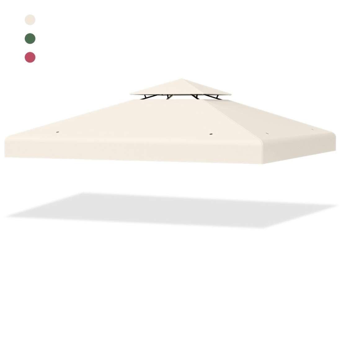 Ersättningsöverdrag 300 x 300 cm altantak för tvåvånings lusthus beige | Hem & Hobby - Hem & Hushåll - Kök - Köksredskap - Lock | Pryloteket