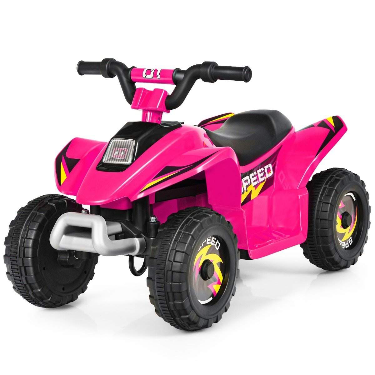 Klapvogn Mini Elektrisk Quad 6V Batteridrevet Quad 2,8-4,6km/t Pink
