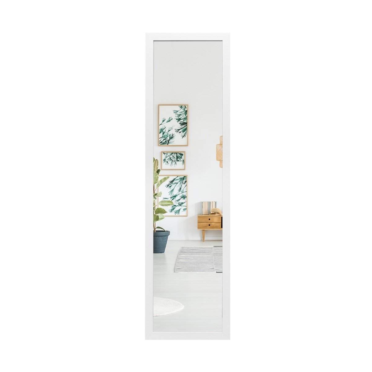 Rektangulär helkroppsspegel med hängkrok för dörr 33x119cm vit | Leksaker & Spel - Leksaker - Rittillbehör & Pyssel - Klistermärken | Pryloteket