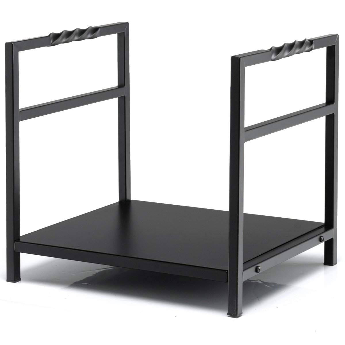 Brændestativ, brændestativ, brændestativ i metal, brændestativ med bund og håndtag