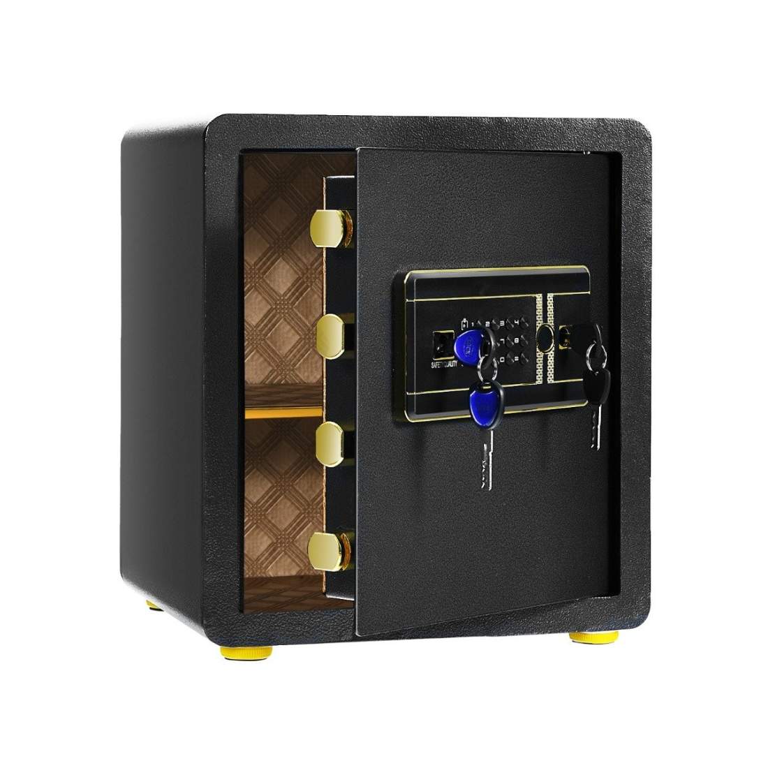 Safe Electronic Safe Cabinet med digitalt tangentbord 45 L Safe Safe 36 x 31 x 41 cm Svart | Elektronik | Pryloteket