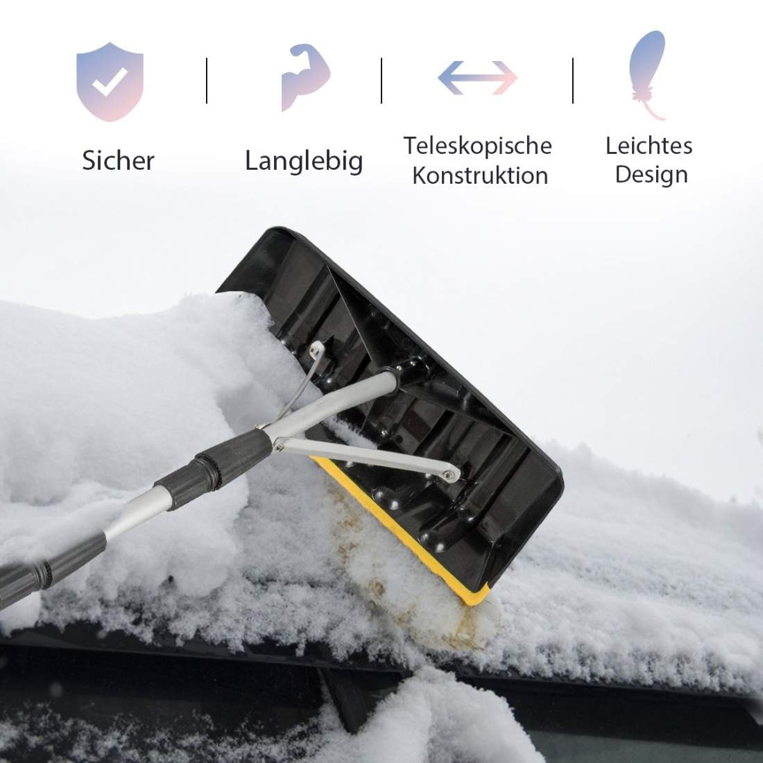 Safstar snöräcke i aluminium 6,4 m lång takränna med 39 cm överdimensionerat blad | Hem & Hobby - Hem & Hushåll - Kök - Köksredskap - Lock | Pryloteket