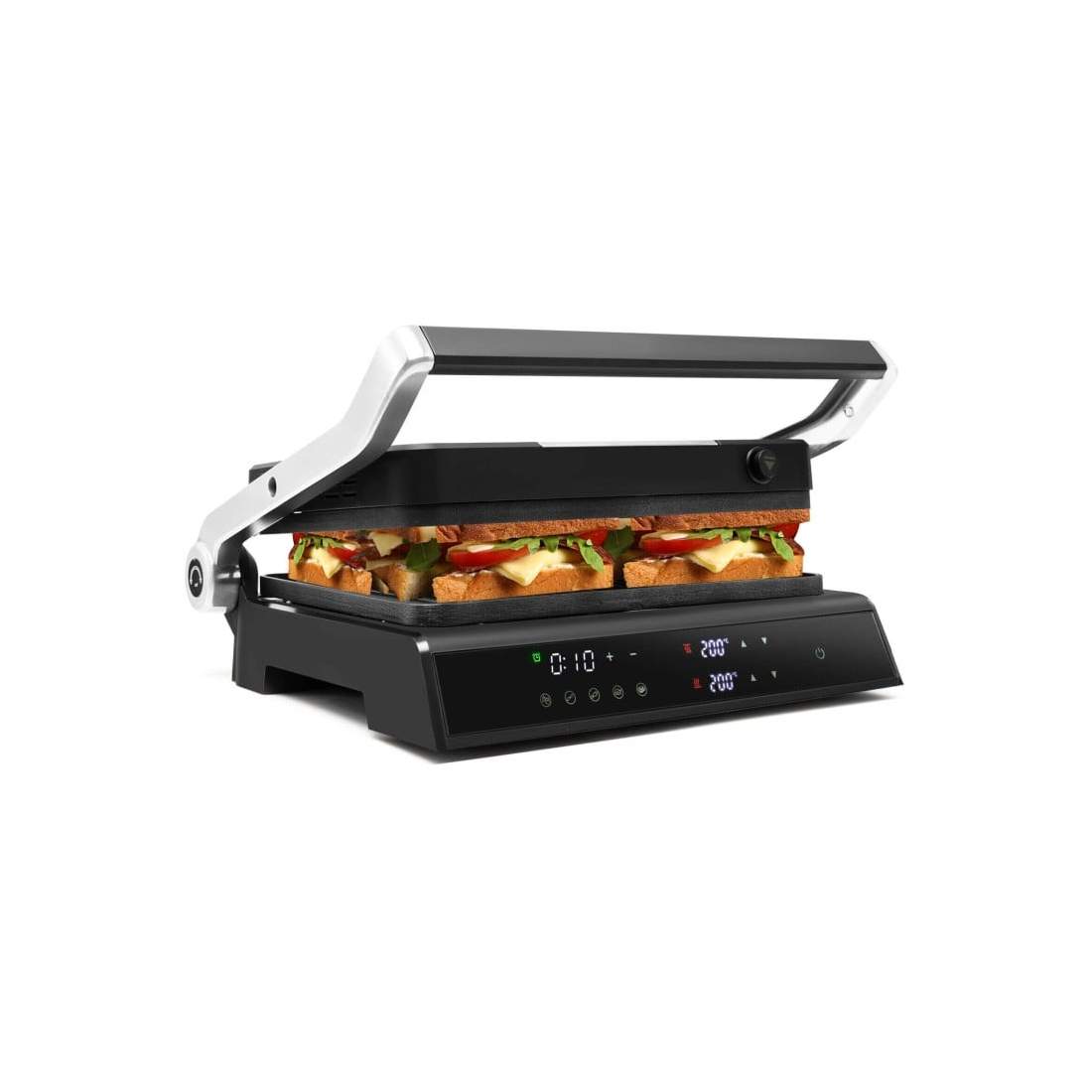 3-i-1 1800W Panini pressgrill med non-stick plattor elektrisk grill | Hem & Hobby - Hem & Hushåll - Kök - Köksredskap - Lock | Pryloteket