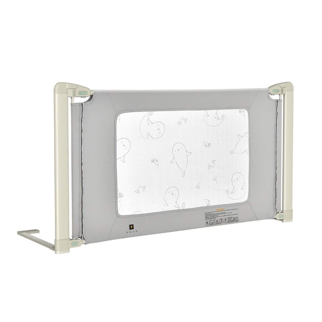 150 cm sängledare höjdjusterbart sängskydd med anslutningstillbehör grå | Hem & Hobby - Hem & Hushåll - Tvätt | Pryloteket