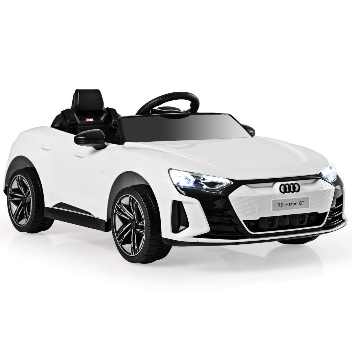 Audi RS barnelbil med 2,4 G fjärrkontroll med musik och strålkastare vita | Hälsa & Skönhet - Personvård - Vård & Rehabilitering - Hållning | Pryloteket