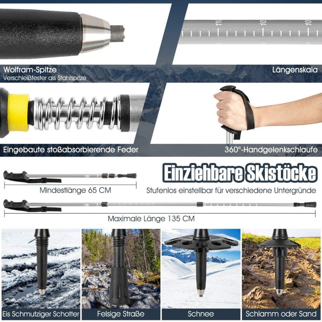 30-tums snöskor 4-i-1 terrängstövlar för vuxna tonåringar och barn Silver | Mode & Accessoarer - Kläder - Skor | Pryloteket