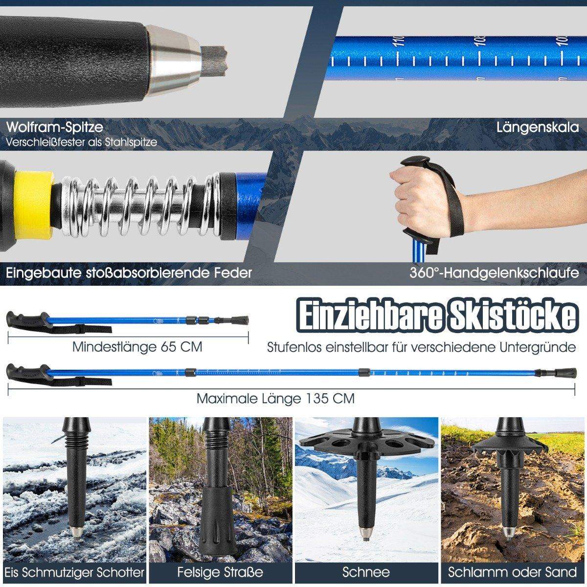 21-tums snökängor 4-i-1 terrängstövlar för vuxna tonåringar och barn Marinblå | Elektronik - Speltillbehör - Nintendo - Nintendo Switch - Skal | Pryloteket