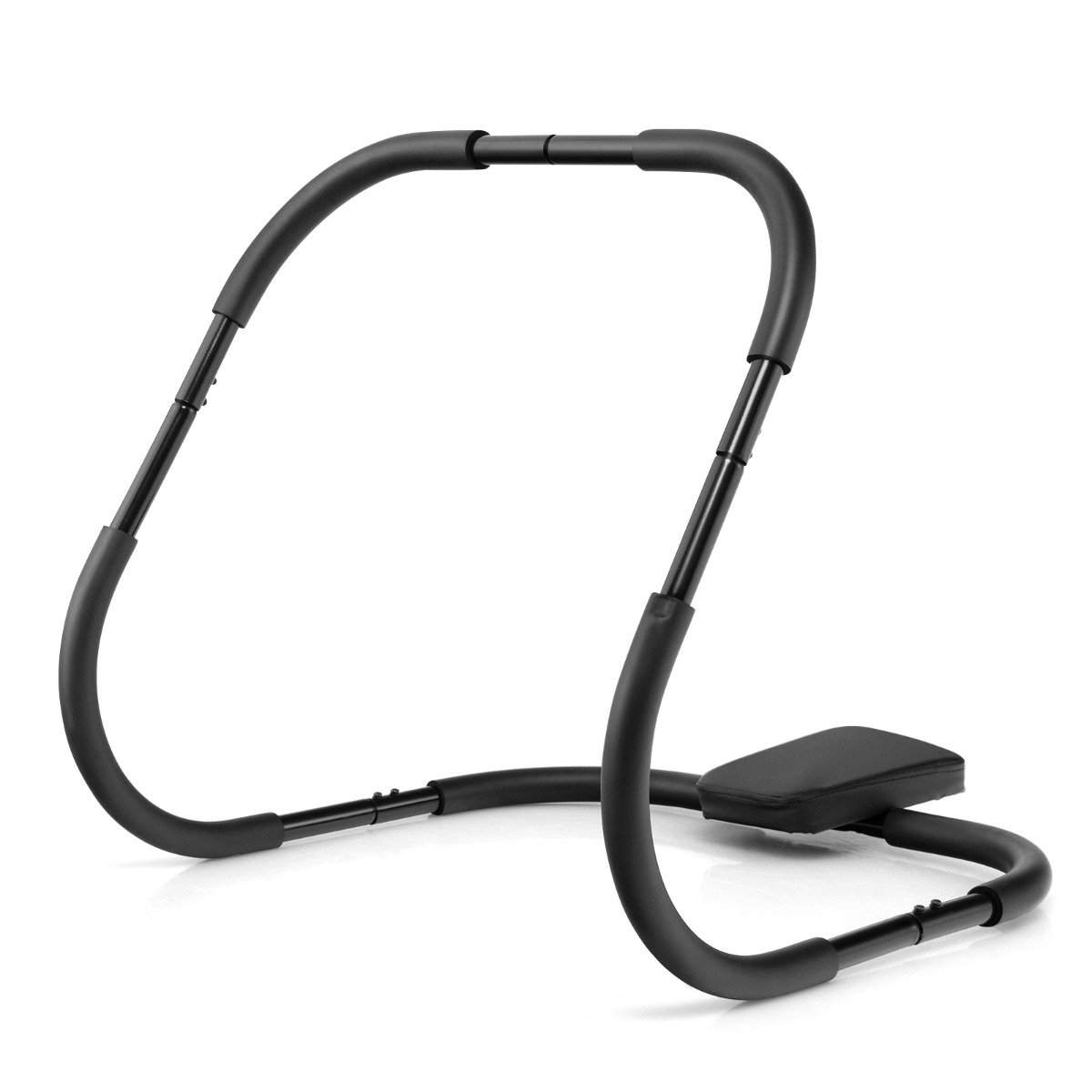 Mavemuskeltræner med Soft Grip Styrketræningsudstyr Fitnessudstyr Sort