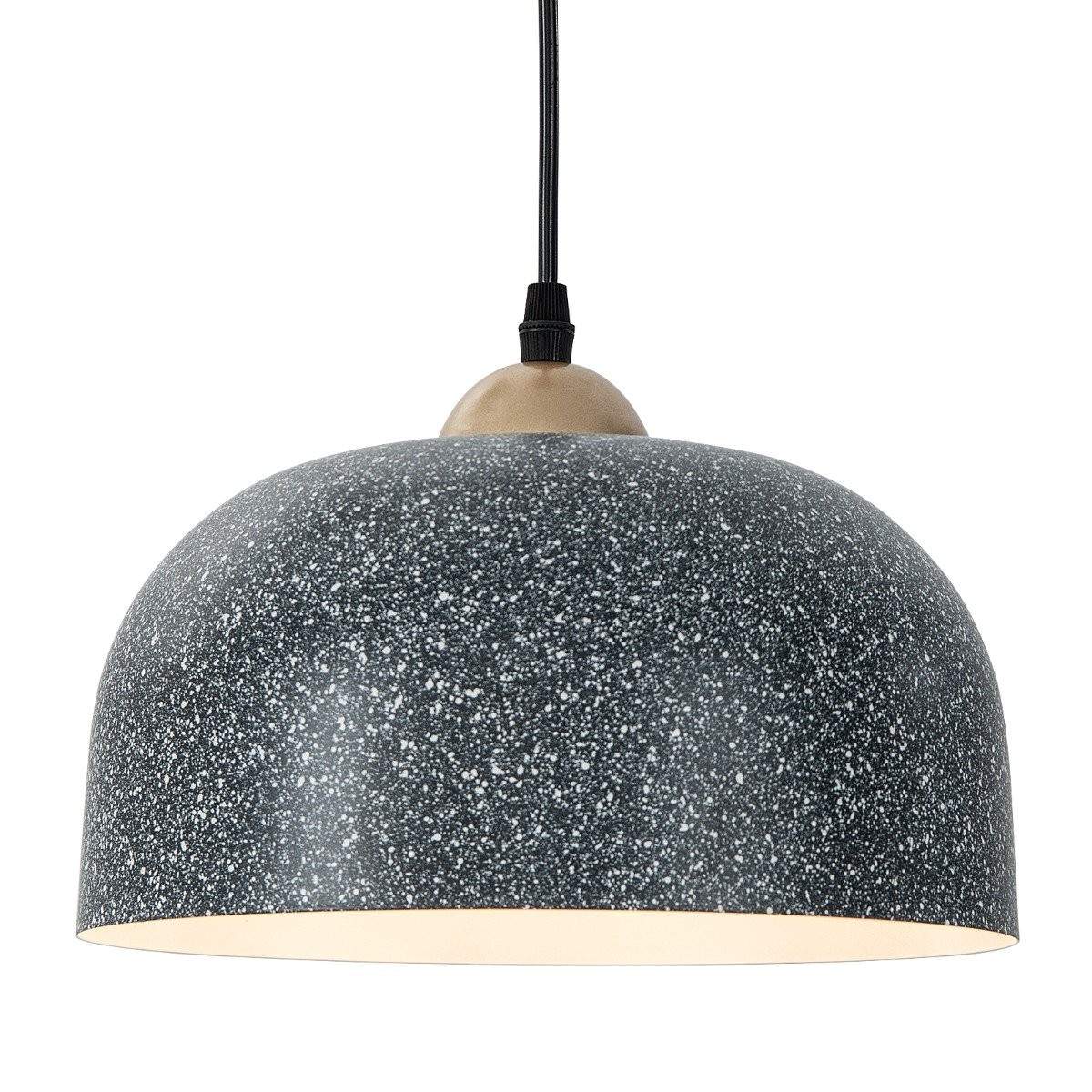 Loftslampe med justerbart hængekabel & E27 bundpendel hængelampe grå