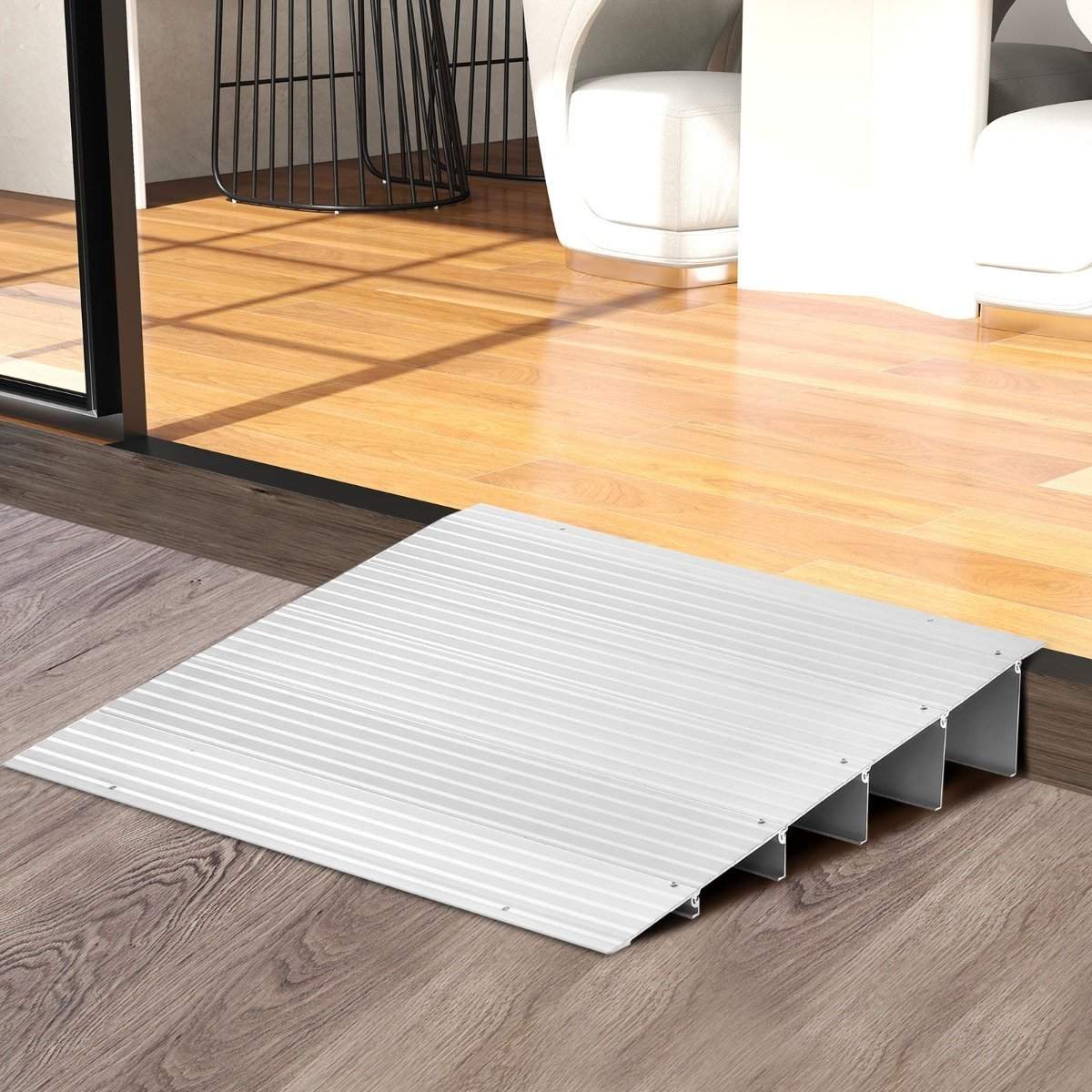 Dörrtröskelramp 13 cm hög infartsramp med justerbar aluminiumram halkfri påfartsramp | Mode & Accessoarer - Smycken, Smyckesset & Tillbehör - Ringar | Pryloteket
