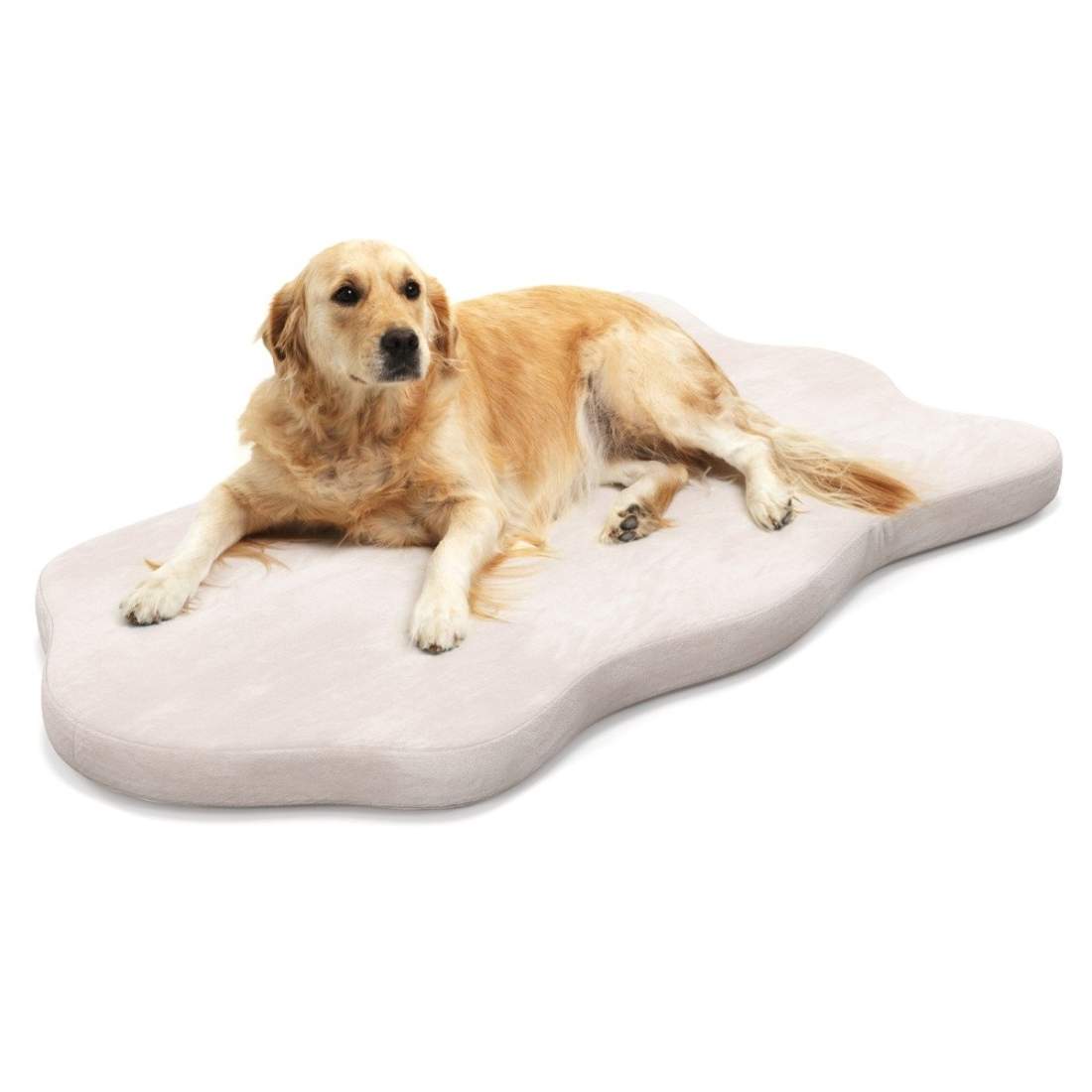 Ortopedisk hundsäng för stora hundar med Memory Foam-stöd och avtagbart överdrag Beige | Hem & Hobby - Husdjur - Hund - Hundsäng | Pryloteket