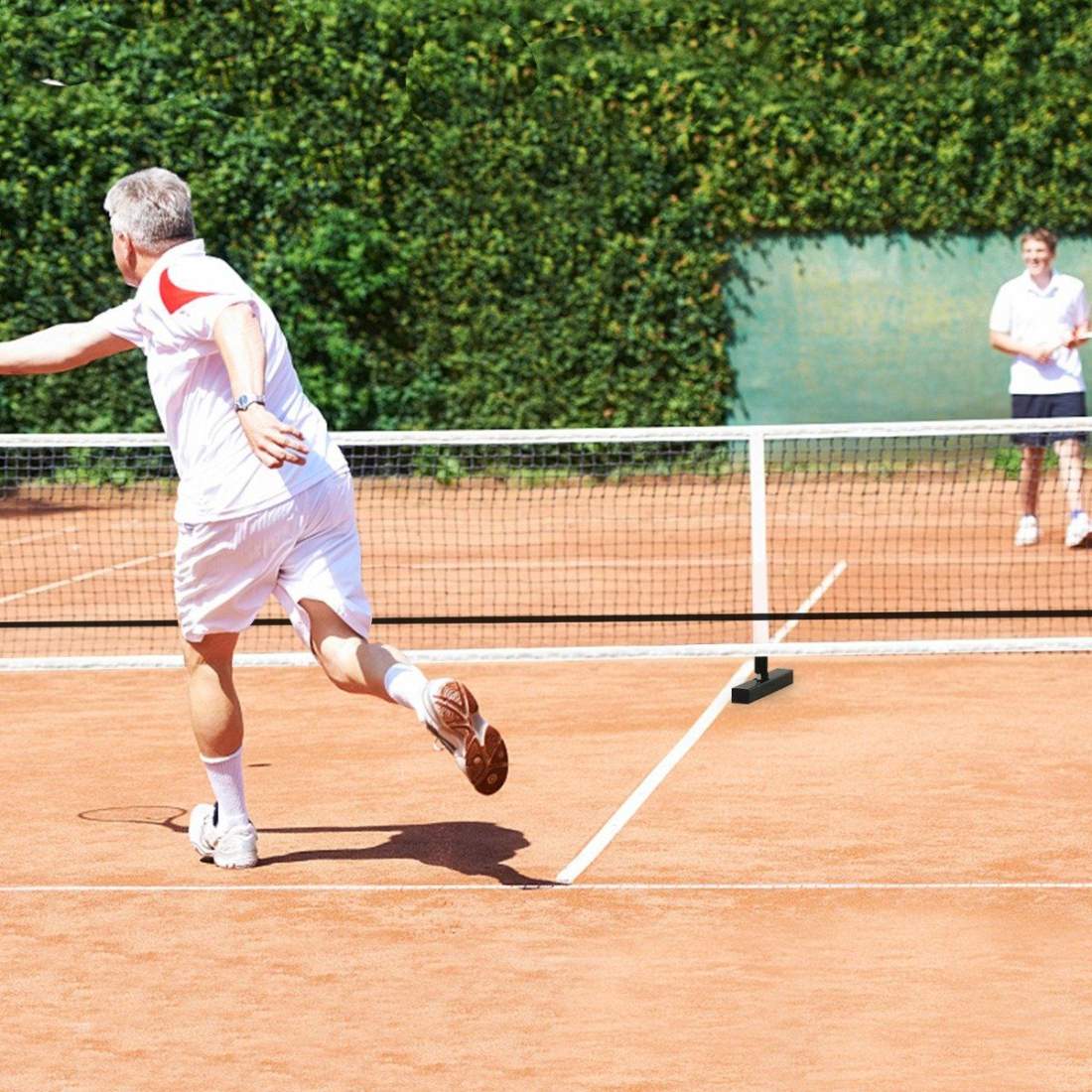 Bärbart pickleball-nät med metallrör Starkt polyesternät och Oxford-tygväska Väderbeständigt sportnät 670 cm långt | Elektronik - Tillbehör Mobil & Surfplatta - Surfplatta Tillbehör - Stativ | Pryloteket